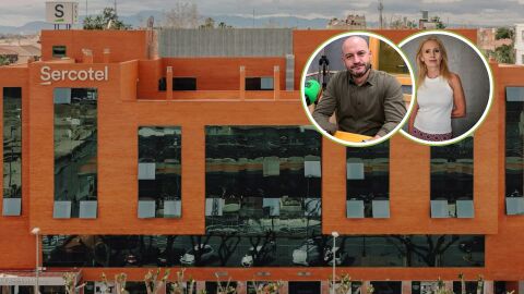 Andr&eacute;s Castellar S&aacute;nchez, jefe de Sala de Sercotel Amistad y Mary Luz Pi&ntilde;eiro