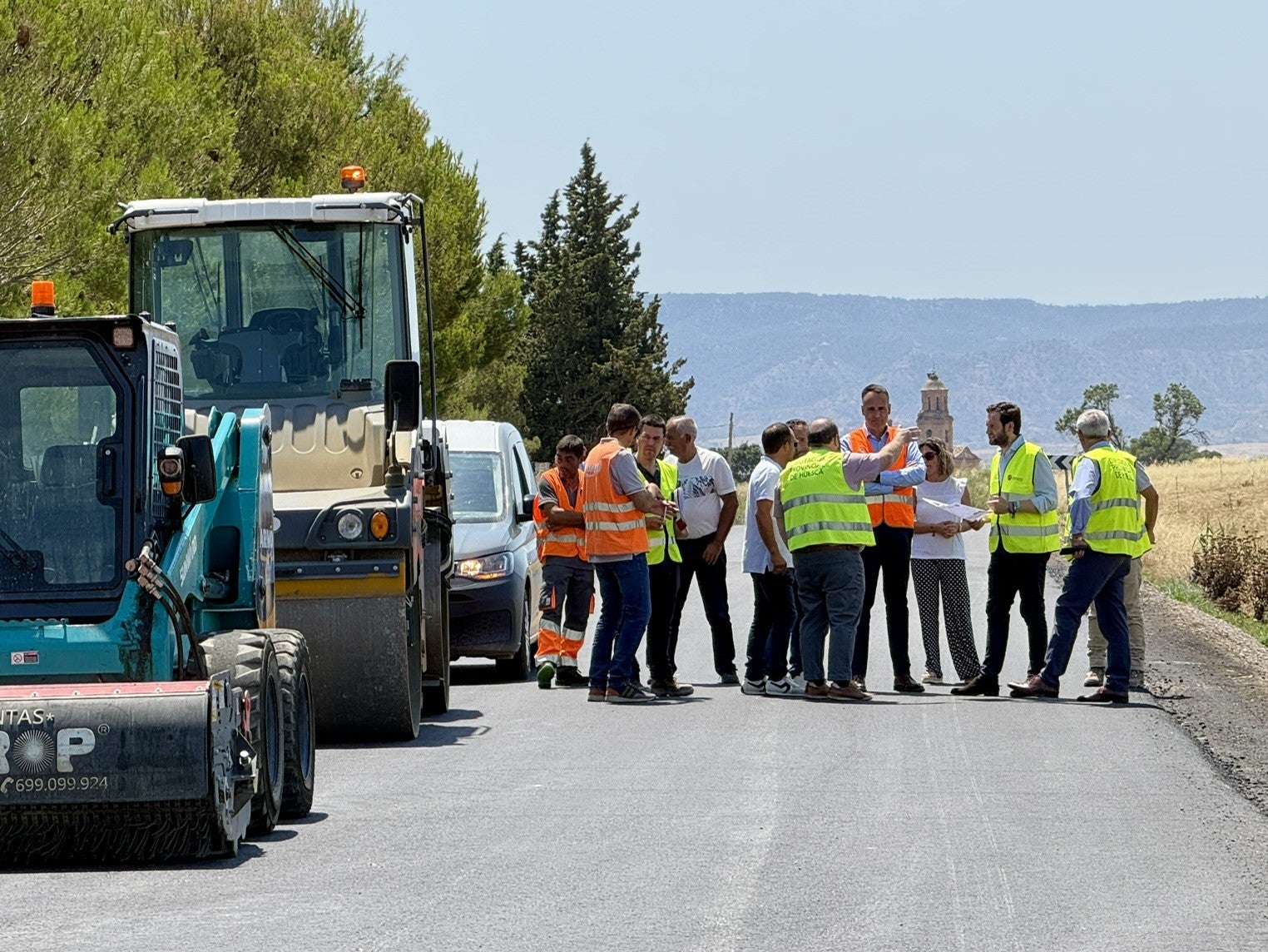 750.000 euros para mejorar la carretera entre Sariñena y Albalatillo 750.000 euros para mejorar la carretera entre Sariñena y Albalatillo