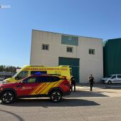 Tres intoxicados por una fuga de gas en una empresa de Tardienta