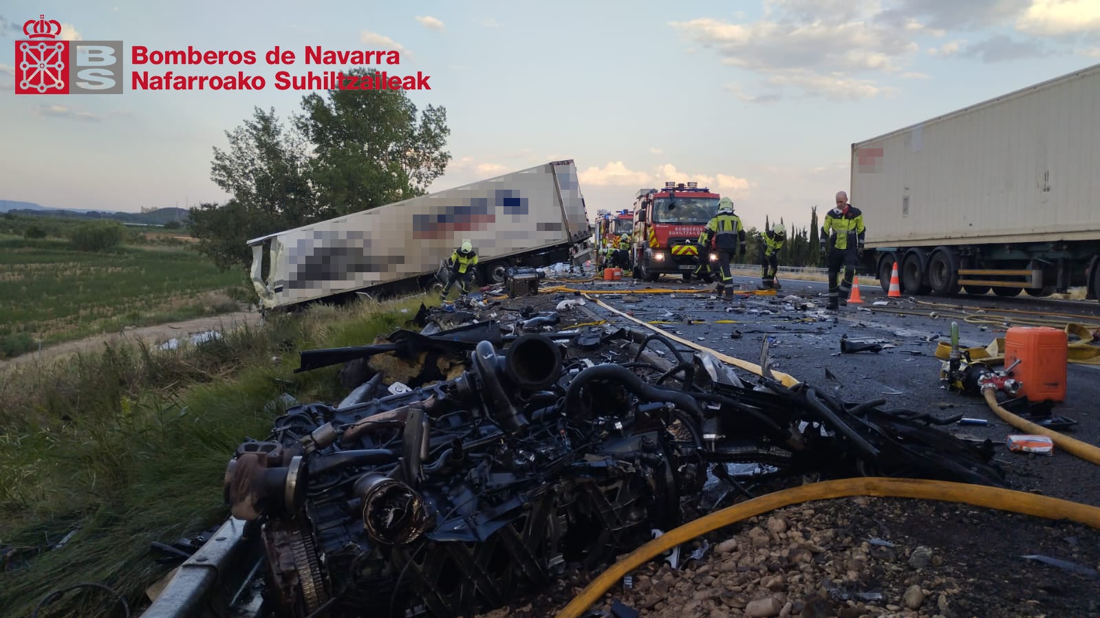 Una persona fallecida y otra herida tras una colisión en Murchante Una persona fallecida y otra herida tras una colisión en Murchante