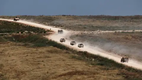 Presencia militar de Israel en el sur del Líbano durante el día de ayer. Presencia militar de Israel en el sur del Líbano durante el día de ayer.
