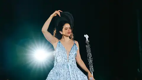 Rosalía, durante el concierto de LUX TOUR en Boston (EEUU) Rosalía, durante el concierto de LUX TOUR en Boston (EEUU)