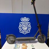 Detenido por portar cocaína y circular a gran velocidad con un patinete eléctrico