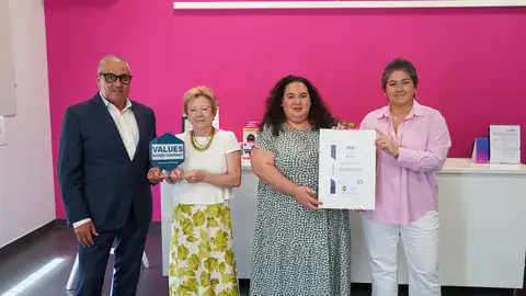 El distintivo Values-Based Company® certifica la excelencia organizativa de El Milagrito y su gestión responsable de las personas El distintivo Values-Based Company® certifica la excelencia organizativa de El Milagrito y su gestión responsable de las personas