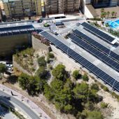 Benidorm finaliza la instalación solar fotovoltaica del aparcamiento de Poniente que permitirá ahorrar unos 70.000 euros anuales