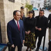 El president junto a su pareja el día de su toma de posesión como president. El president junto a su pareja el día de su toma de posesión como president.