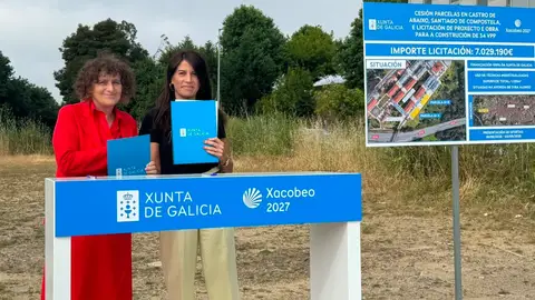 La Xunta señala que las 34 viviendas en las dos parcelas cedidas por Santiago en Castro de Abaixo estarán listas en 2028 La Xunta señala que las 34 viviendas en las dos parcelas cedidas por Santiago en Castro de Abaixo estarán listas en 2028