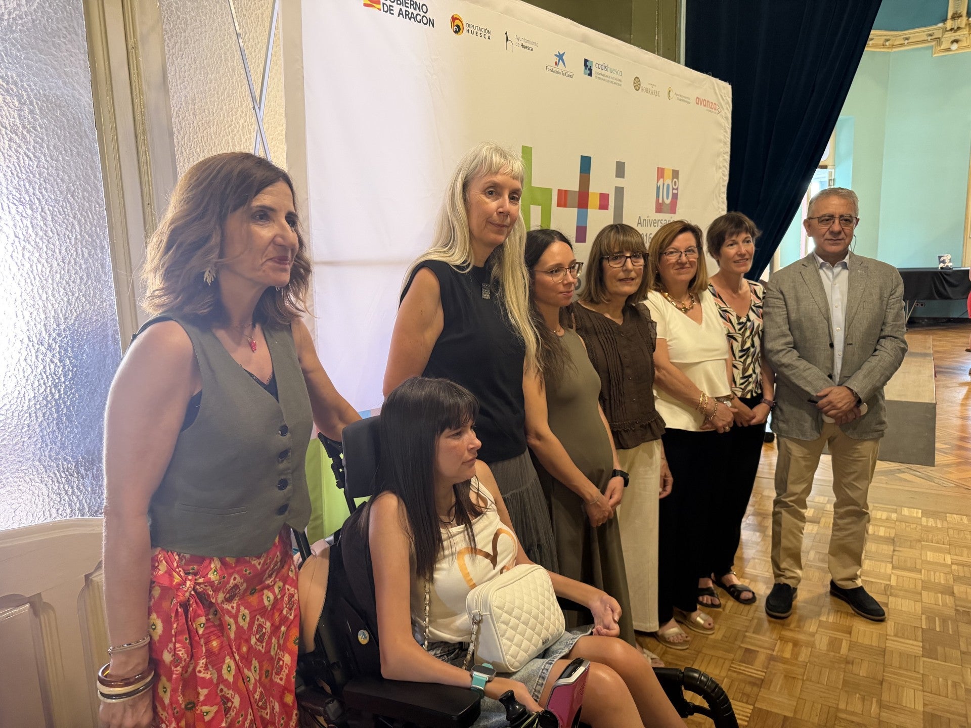 CADIS celebra con un vermú los diez años de Huesca más inclusiva CADIS celebra con un vermú los diez años de Huesca más inclusiva