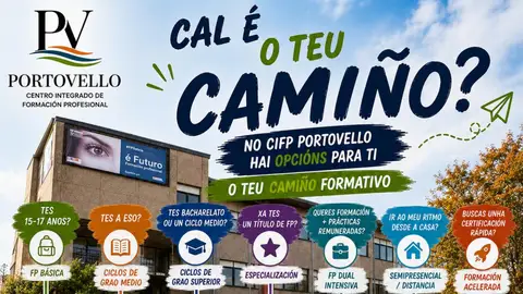 O CIFP Portovello dispón de unha ampla gama de opcións formativas O CIFP Portovello dispón de unha ampla gama de opcións formativas