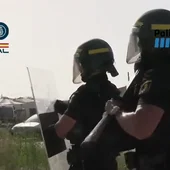 Siete detenidos y varias casetas demolidas en el operativo policial en Son Banya Siete detenidos y varias casetas demolidas en el operativo policial en Son Banya