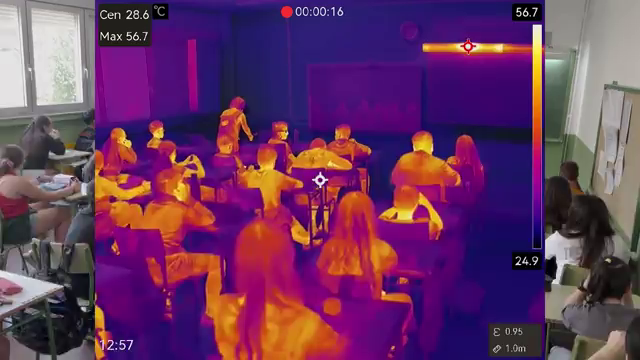 Las cámaras térmicas de Greenpeace destapan el calor extremo en los colegios: patios de hasta 60 ºC Las cámaras térmicas de Greenpeace destapan el calor extremo en los colegios: patios de hasta 60 ºC
