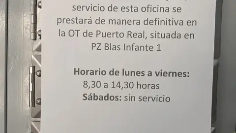 Imagen en la puerta de la oficina del Río San Pedro Imagen en la puerta de la oficina del Río San Pedro
