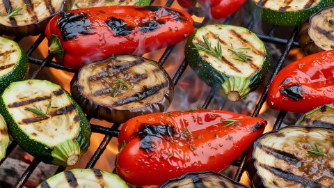 Barbacoa de verduras