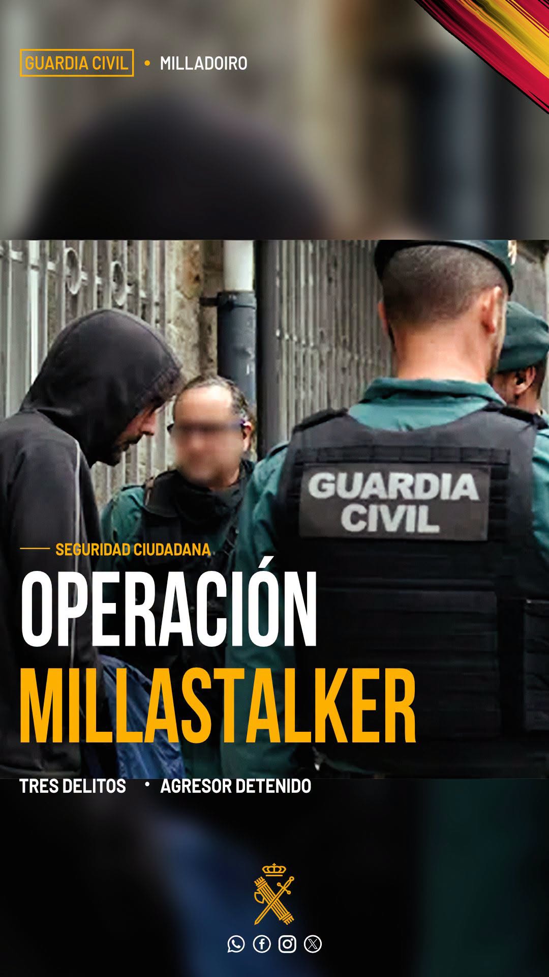 Aparece fallecido el hombre de 45 años detenido el viernes en relación a tres agresiones sexuales en O Milladoiro Aparece fallecido el hombre de 45 años detenido el viernes en relación a tres agresiones sexuales en O Milladoiro