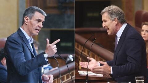 El presidente del Gobierno, Pedro S&aacute;nchez, y le l&iacute;der de la oposici&oacute;n, Alberto N&uacute;&ntilde;ez Feij&oacute;o