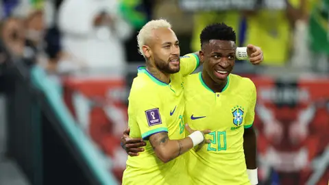 Vinicius y Neymar Vinicius y Neymar
