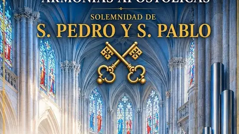 Liudmila Matsyura cierra el ciclo Música en la Catedral este sábado con un programa excepcional dedicado a la Solemnidad de San Pedro y San Pablo Cartel del concierto de órgano de Liudmila Matsyura en la Catedral Magistral de Alcalá de Henares