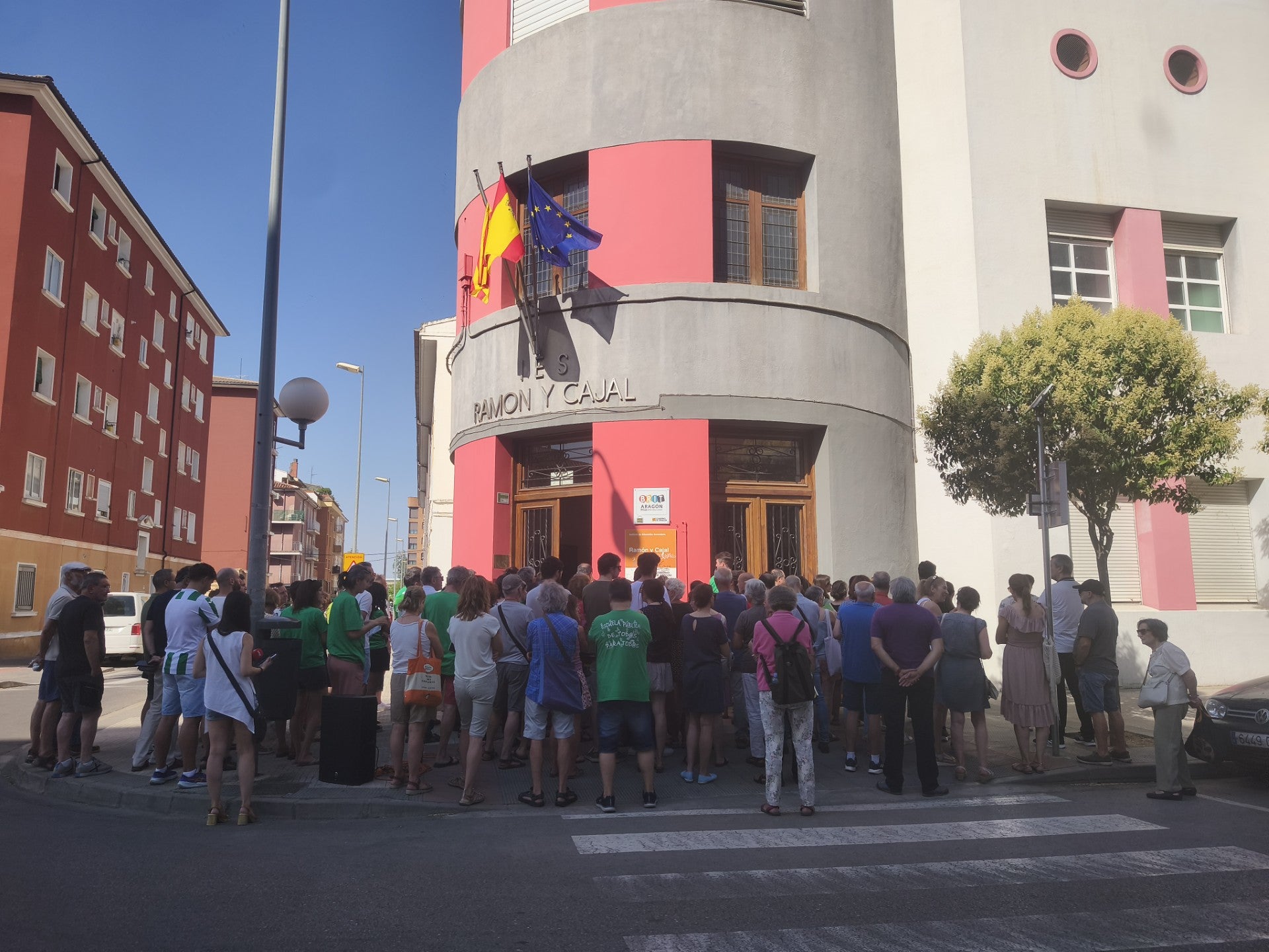 Nueva protesta en Huesca en contra de la Inspección Educativa Nueva protesta en Huesca en contra de la Inspección Educativa