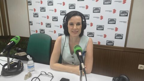 Irene Pardo en los estudios de Onda Cero Ciudad Real Irene Pardo en los estudios de Onda Cero Ciudad Real
