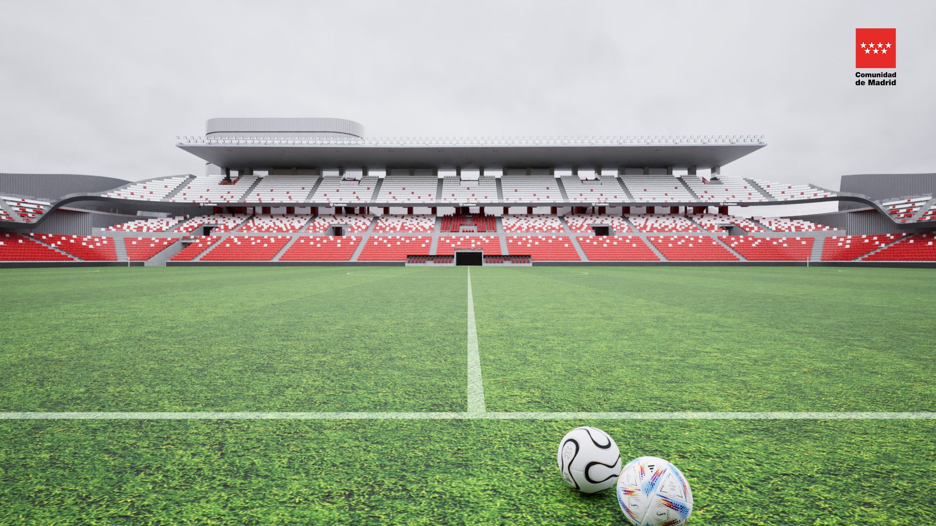 La Comunidad de Madrid presenta su remodelación integral del estadio de Vallecas La Comunidad de Madrid presenta su remodelación integral del estadio de Vallecas