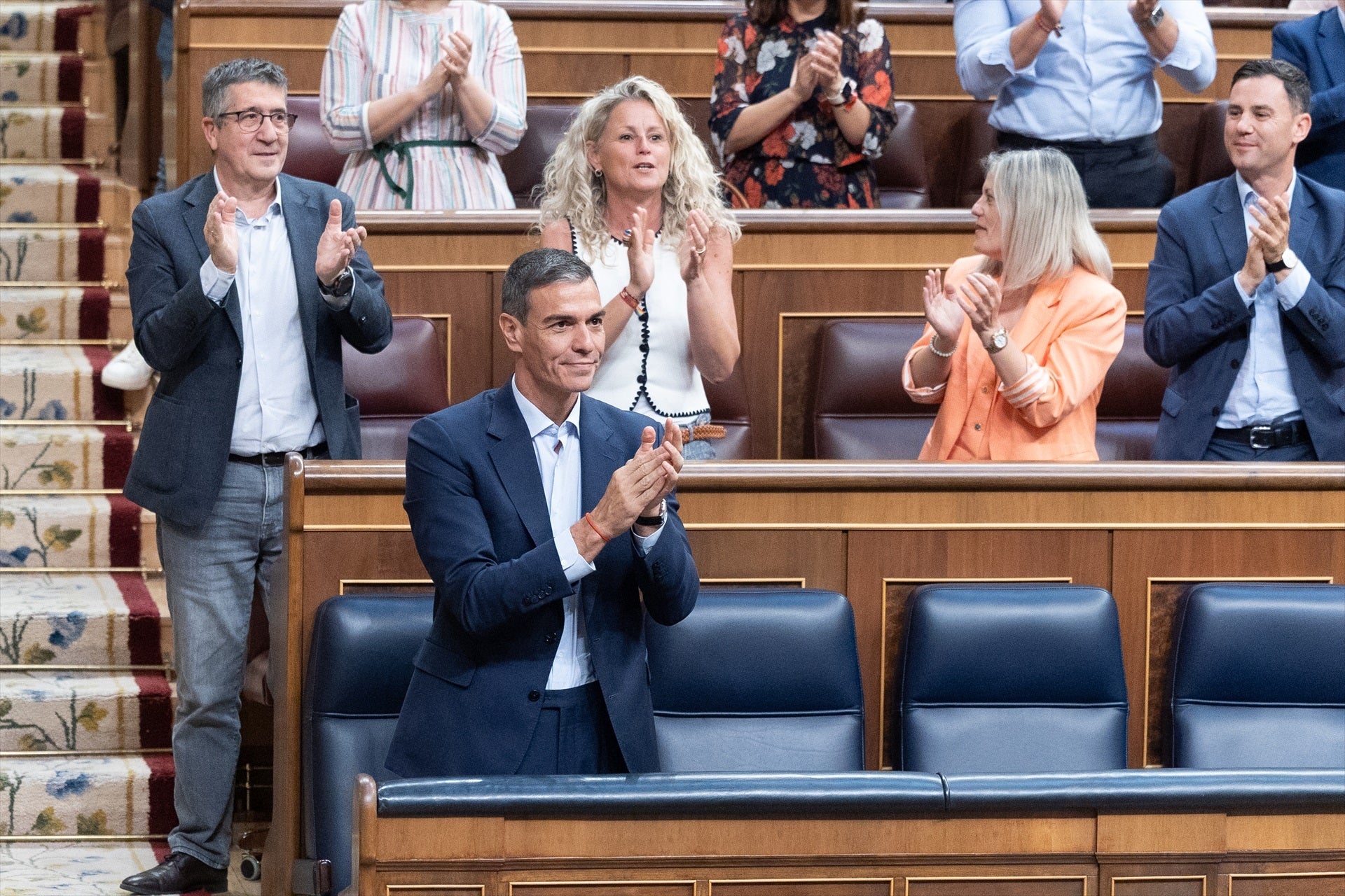 El presidente del Gobierno, Pedro Sánchez, durante una sesión plenaria en el Congreso de los Diputados El presidente del Gobierno, Pedro Sánchez, durante una sesión plenaria en el Congreso de los Diputados