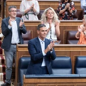 El presidente del Gobierno, Pedro Sánchez, durante una sesión plenaria en el Congreso de los Diputados El presidente del Gobierno, Pedro Sánchez, durante una sesión plenaria en el Congreso de los Diputados
