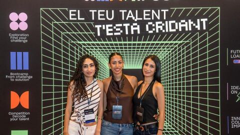 Bithal Fakher, Aya Fakher i Clara Coma, creadores de Temis 