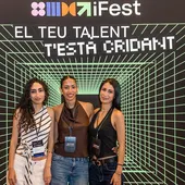 Bithal Fakher, Aya Fakher i Clara Coma, creadores de Temis Bithal Fakher, Aya Fakher i Clara Coma, creadores de Temis