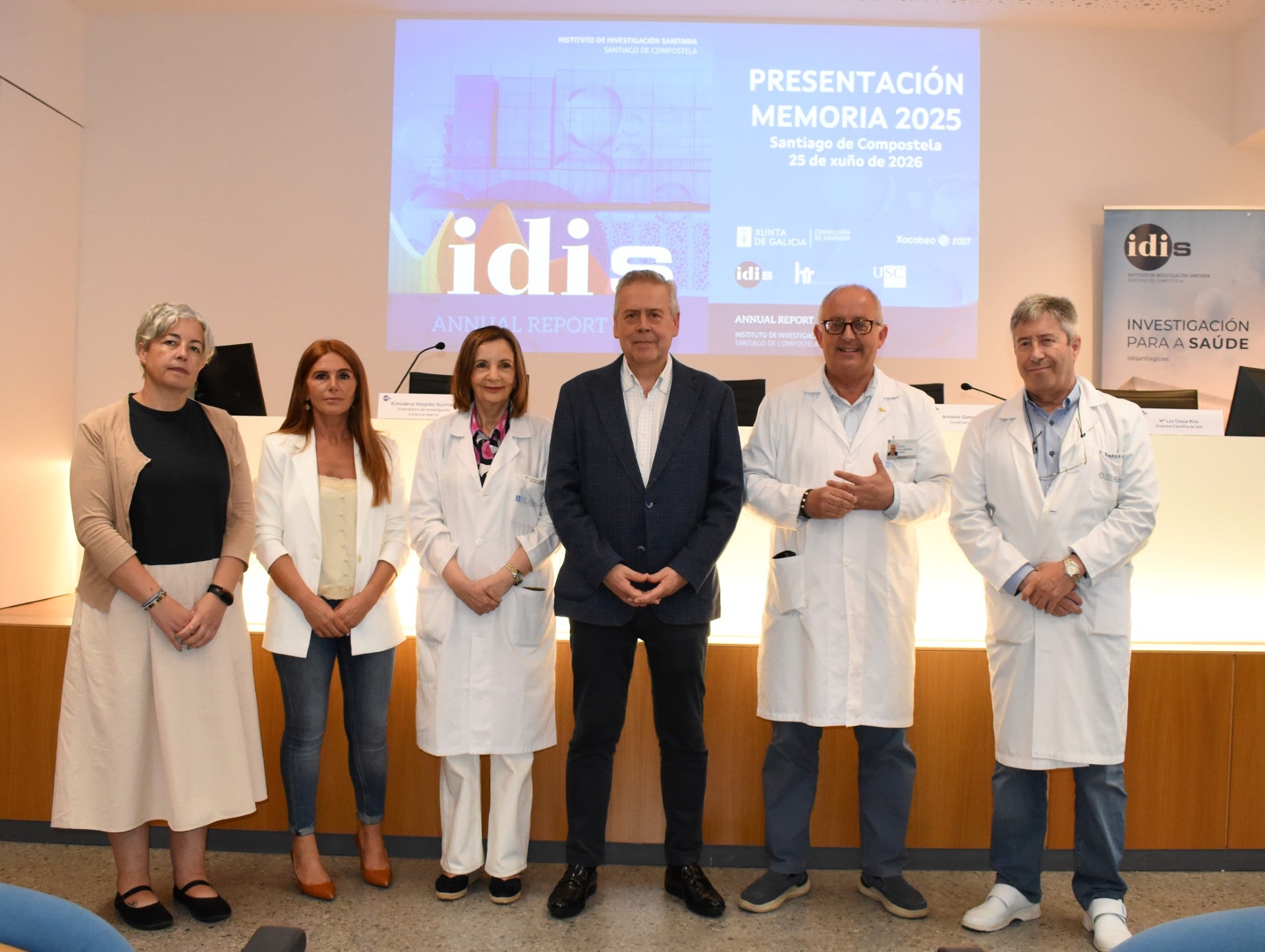El Instituto de Investigación Sanitaria de Santiago supera los 50 M€ de captación de fondos y registra la cifra más alta de publicaciones en revistas indexadas El Instituto de Investigación Sanitaria de Santiago supera los 50 M€ de captación de fondos y registra la cifra más alta de publicaciones en revistas indexadas