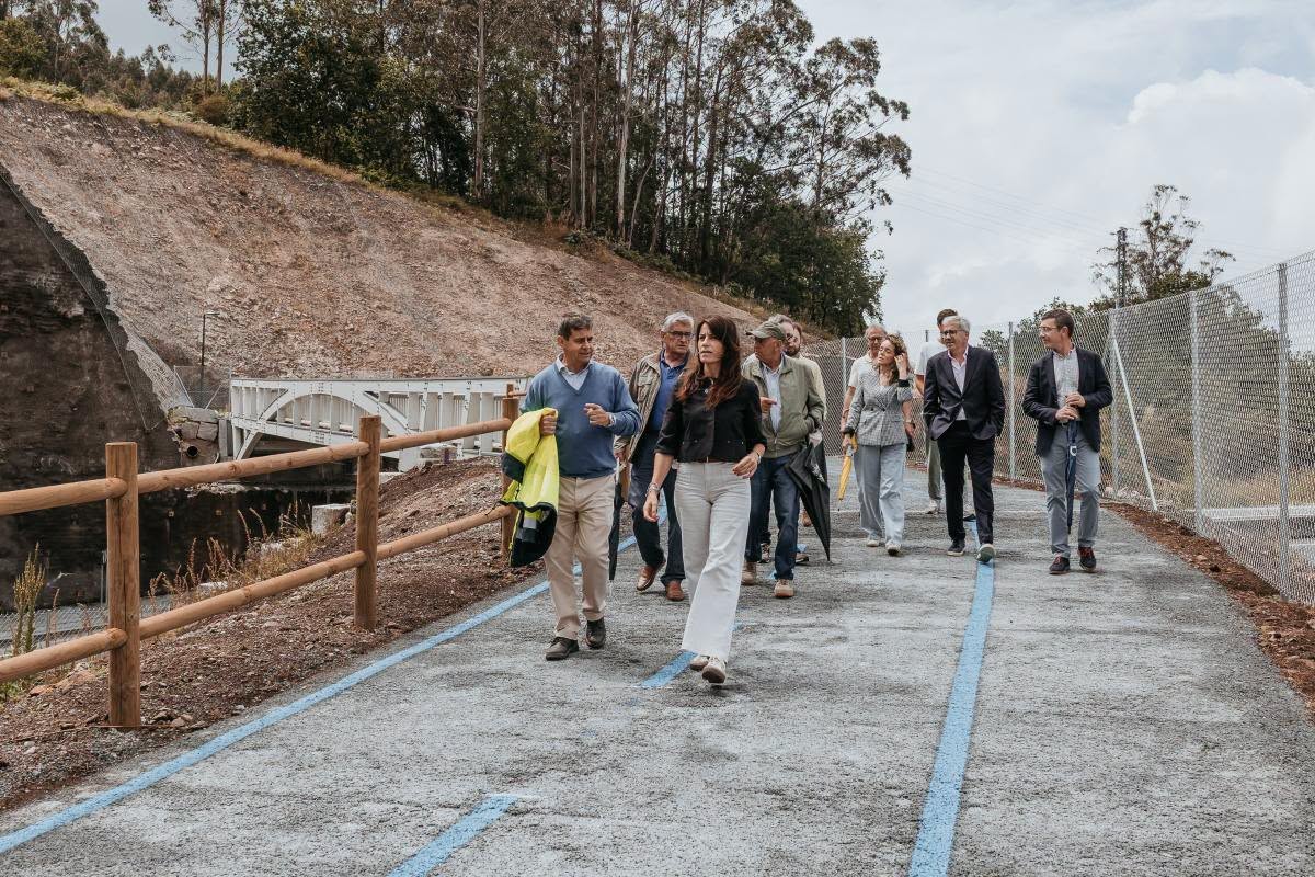La Xunta avanza en las obras de la senda peatonal y ciclista entre Milladoiro y la estación intermodal de Santiago, con la previsión de ponerla en servicio en agosto La Xunta avanza en las obras de la senda peatonal y ciclista entre Milladoiro y la estación intermodal de Santiago, con la previsión de ponerla en servicio en agosto