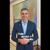 Pedro Sánchez por el Día del Orgullo: "España es el mejor país para ser y amar en libertad" Pedro Sánchez por el Día del Orgullo: "España es el mejor país para ser y amar en libertad"