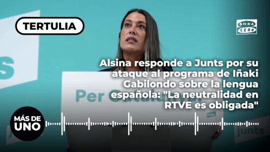 Alsina responde a Junts por su ataque al programa de I&ntilde;aki Gabilondo sobre la lengua espa&ntilde;ola: "La neutralidad en RTVE es obligada"