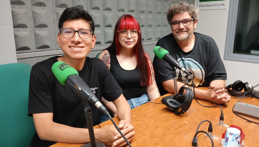 Randy Ayti, Marina Hernández y Pedro Albaladejo