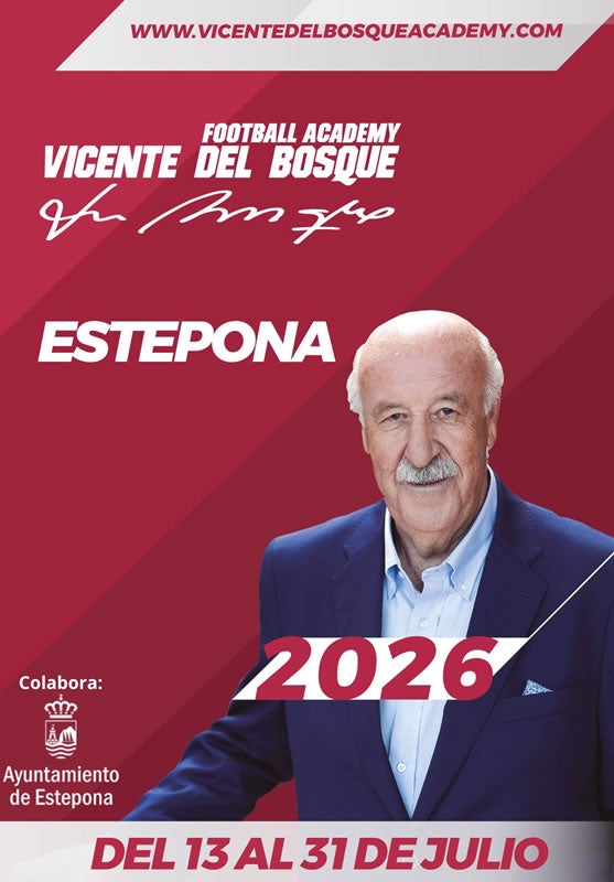 Estepona acoge el 13 edición del "Campus de Verano Vicente del Bosque Football Academy" Estepona acoge el 13 edición del "Campus de Verano Vicente del Bosque Football Academy"