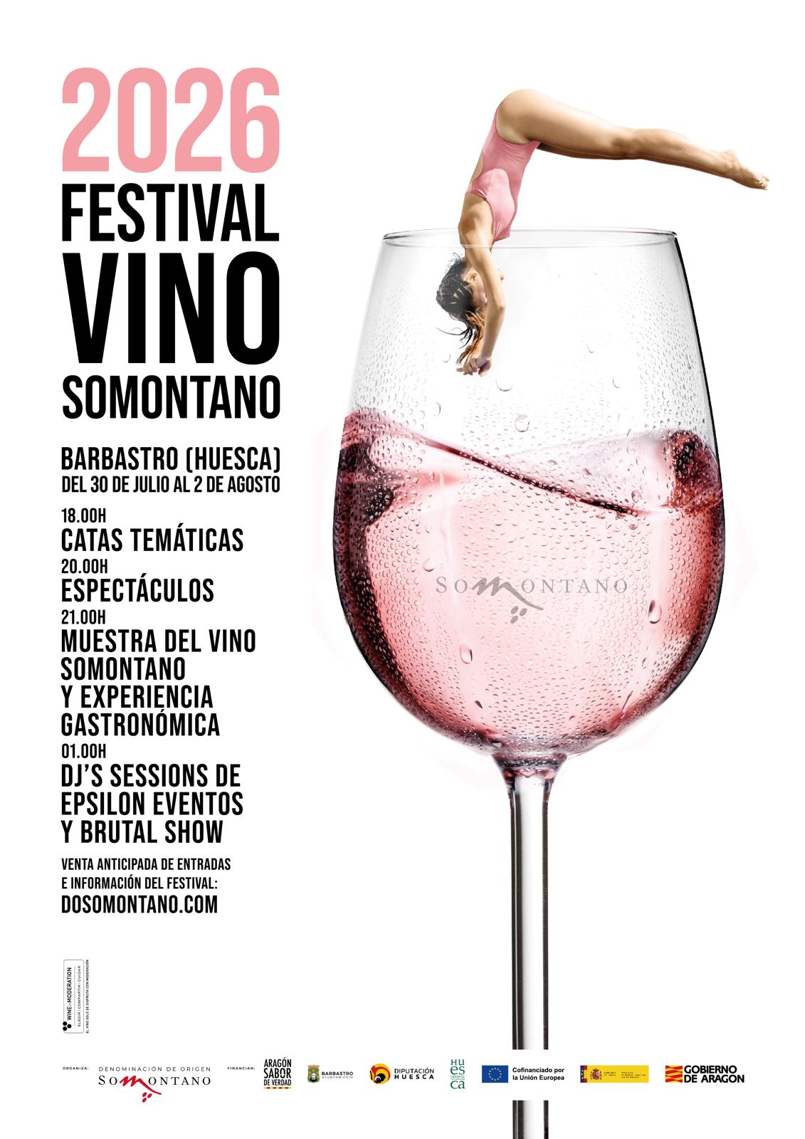 Regresa del 30 de julio al 2 de agosto el Festival Vino del Somontano Regresa del 30 de julio al 2 de agosto el Festival Vino del Somontano