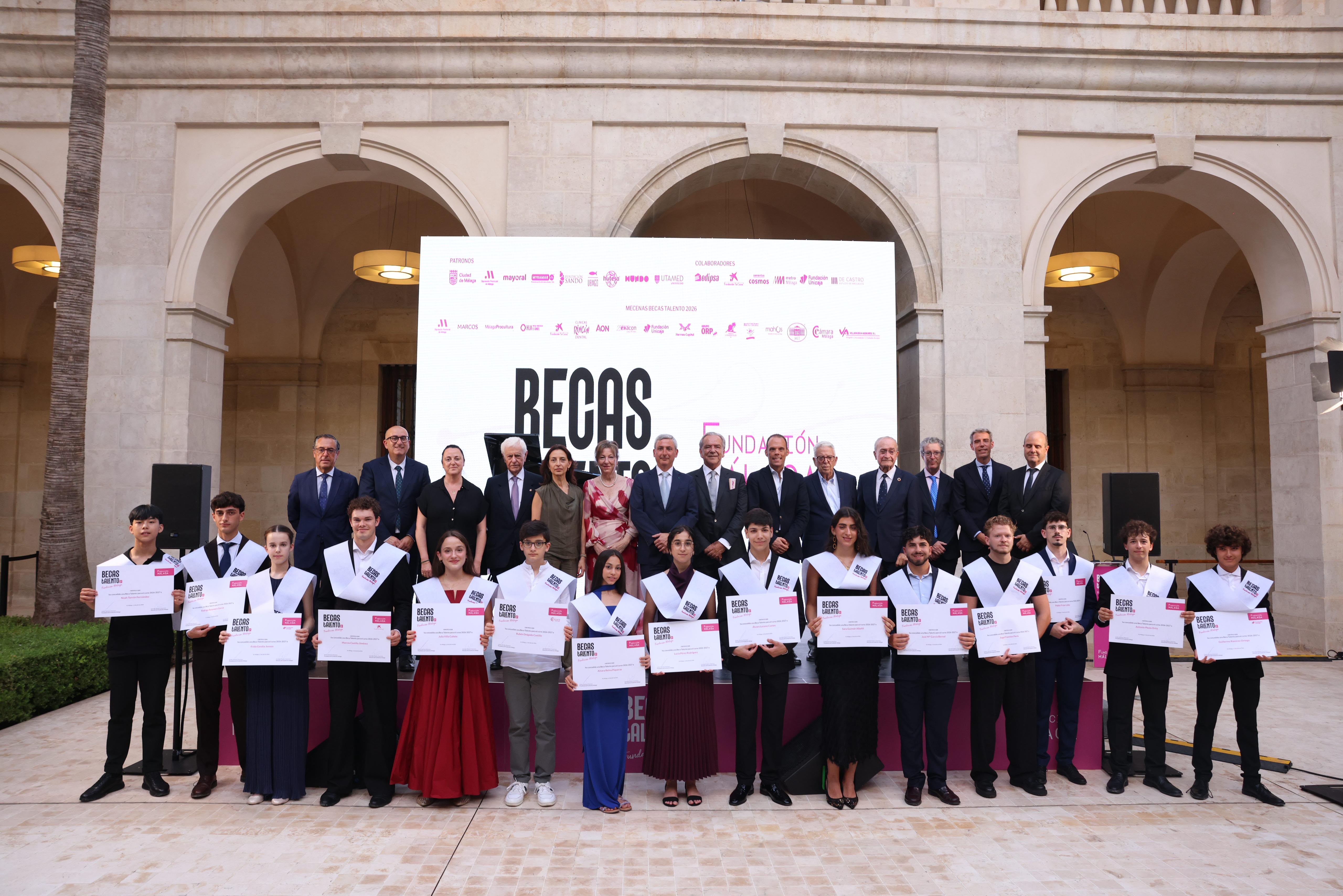 La Fundación Málaga entrega sus Becas Talento 2026-2027 a quince jóvenes promesas de las artes escénicas La Fundación Málaga entrega sus Becas Talento 2026-2027 a quince jóvenes promesas de las artes escénicas
