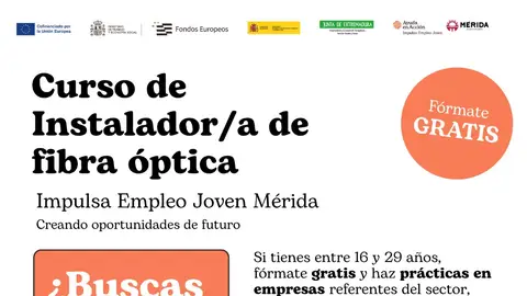 El ayuntamiento renueva por una quinta edición Impulsa Empleo Joven con formación en fibra óptica y prácticas en empresas El ayuntamiento renueva por una quinta edición Impulsa Empleo Joven con formación en fibra óptica y prácticas en empresas