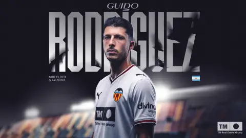 Ya es oficial: Guido se convierte en jugador de Valencia hasta 2028 Ya es oficial: Guido se convierte en jugador de Valencia hasta 2028