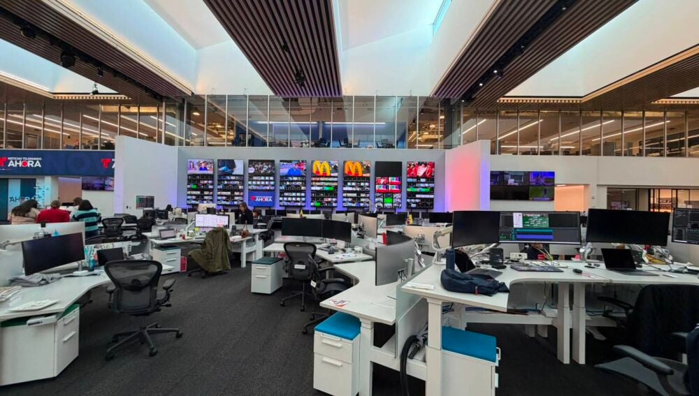 Las instalaciones de Telemundo durante el Mundial