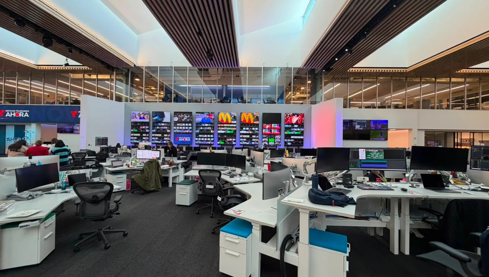 Las instalaciones de Telemundo durante el Mundial Las instalaciones de Telemundo durante el Mundial