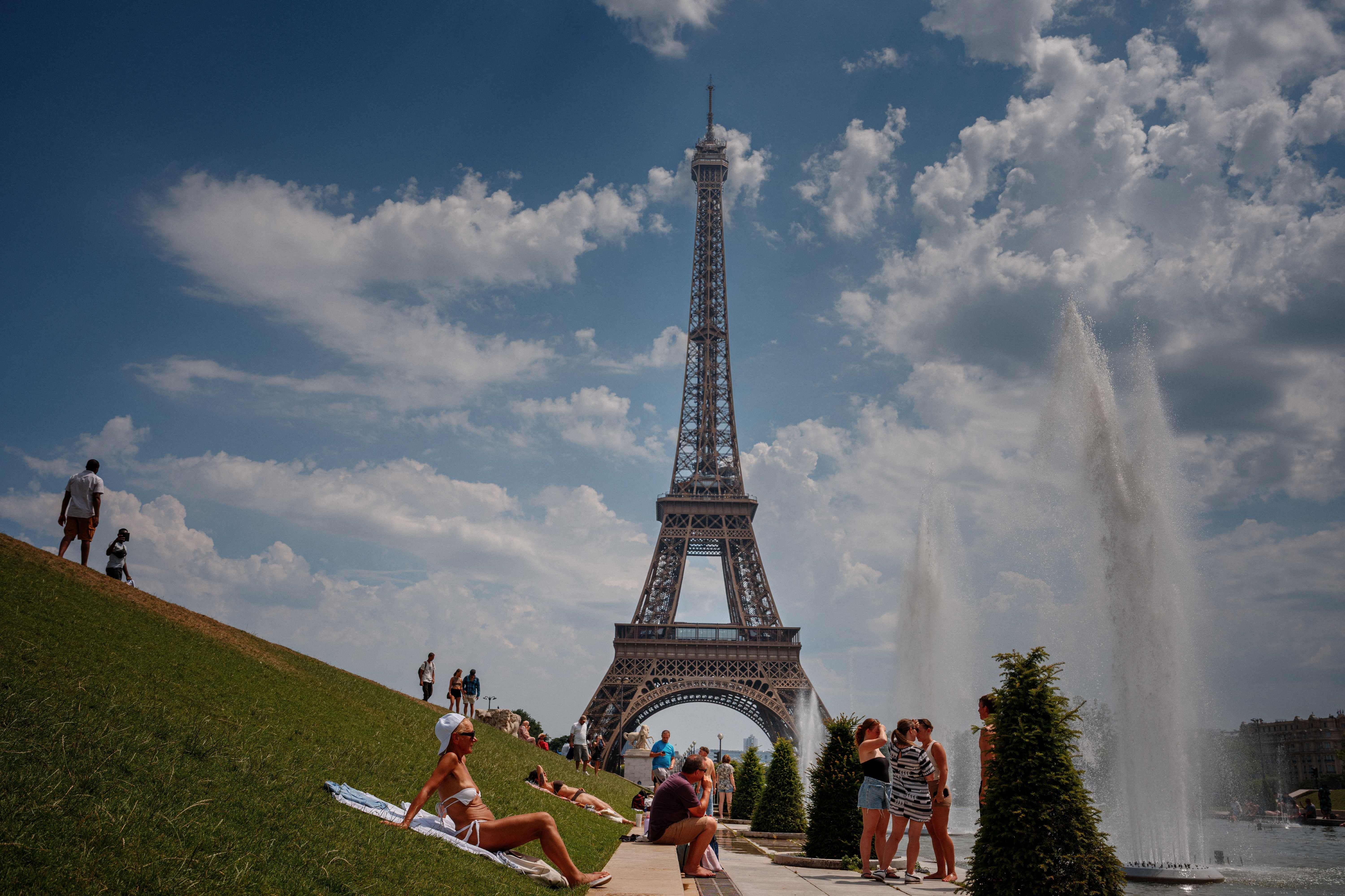 Ola de calor en París Ola de calor en París