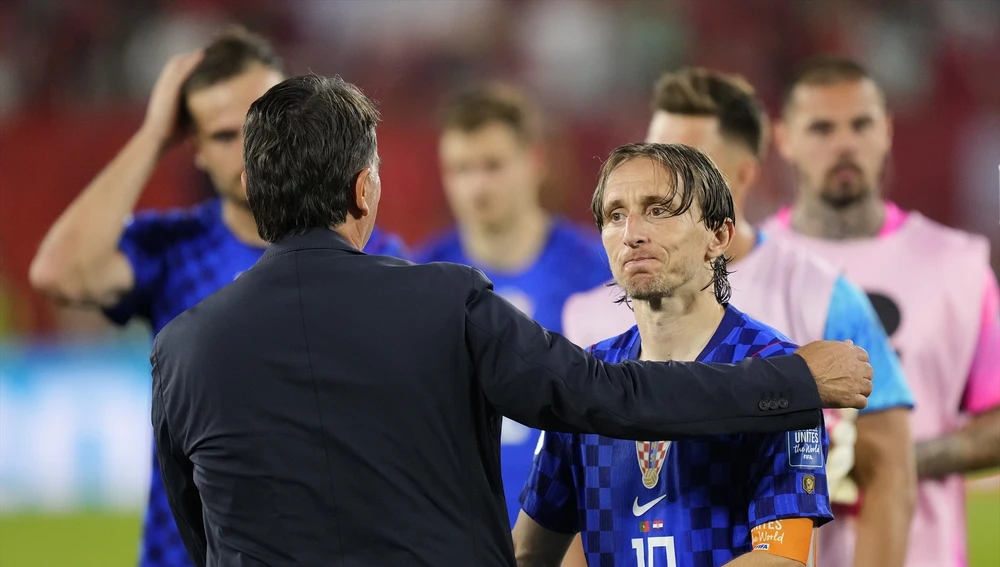 Luka Modric, tras perder con Croacia en el Mundial 2026. Luka Modric, tras perder con Croacia en el Mundial 2026.