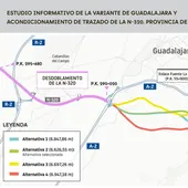 El Ministerio de Transportes aprueba el estudio informativo para la variante de la N320 de Guadalajara El Ministerio de Transportes aprueba el estudio informativo para la variante de la N320 de Guadalajara