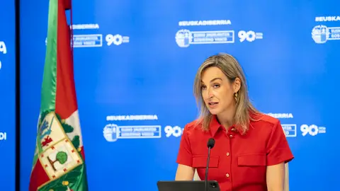 María Ubarretxena, portavoz del Gobierno vasco María Ubarretxena, portavoz del Gobierno vasco