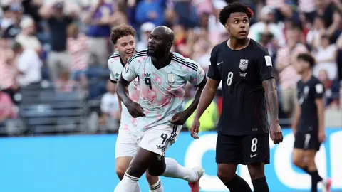 Lukaku celebrando un gol ante Estados Unidos Lukaku celebrando un gol ante Estados Unidos