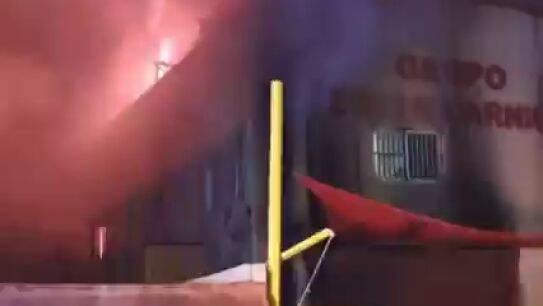 Incendio en la empresa de Santa Pola. 