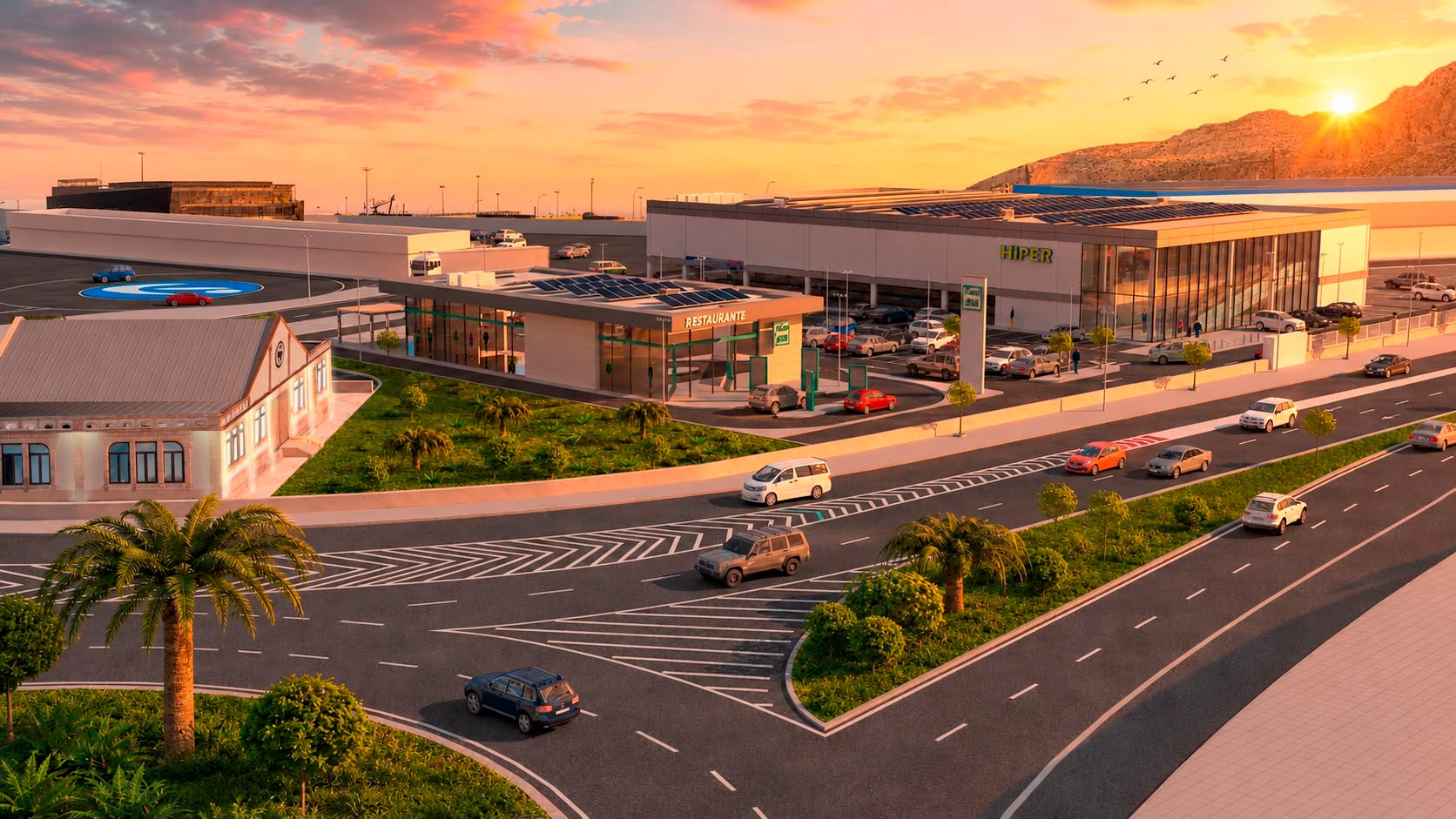 El Puerto de Almería tendrá un restaurante y un supermercado junto a la entrada de poniente en 2028 El Puerto de Almería tendrá un restaurante y un supermercado junto a la entrada de poniente en 2028