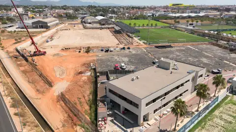 Obras en la ciudad deportiva del Villarreal. Obras en la ciudad deportiva del Villarreal.