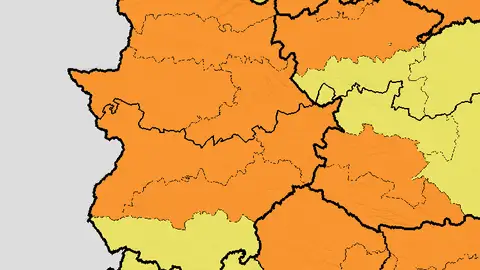 De nuevo este miércoles alerta naranja por calor activa en toda Extremadura, salvo en el Sur de Badajoz, en donde será amarilla De nuevo este miércoles alerta naranja por calor activa en toda Extremadura, salvo en el Sur de Badajoz, en donde será amarilla
