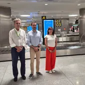 El Aeropuerto de Menorca y el Ayuntamiento de Maó lanzan una campaña para concienciar sobre la escasez de agua El Aeropuerto de Menorca y el Ayuntamiento de Maó lanzan una campaña para concienciar sobre la escasez de agua